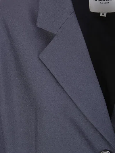 La Piscine Split Blazer In Blue