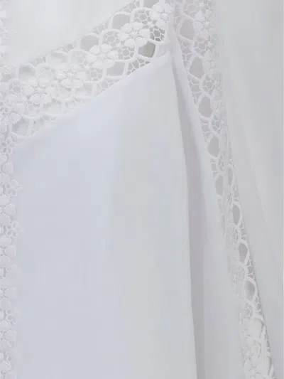 Charo Ruiz Devi Lace-insert Blouse In Gray