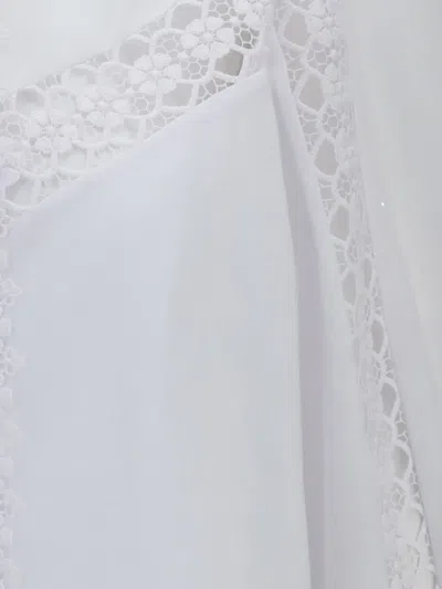 Charo Ruiz Devi Lace-insert Blouse In Gray
