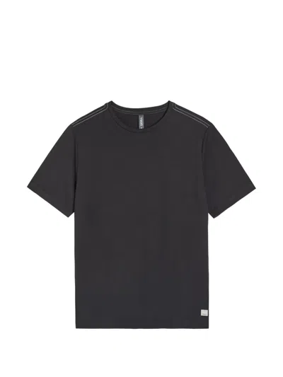 Vuori Current Tech Stretch-jersey T-shirt In Black
