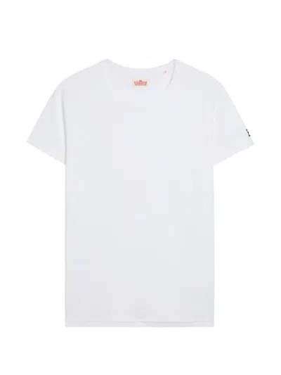 Stretch Raglan-sleeve Ribbed T-shirt In Multi