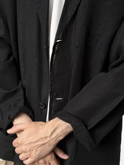 Still By Hand Oversized Jacket In Black