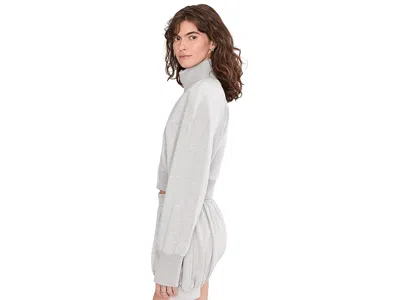 Norma Kamali Oversized Turtle Bomber Jacket In Gray