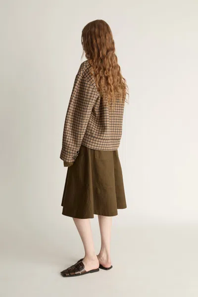 Lee Mathews Macintosh Jacket In Brown