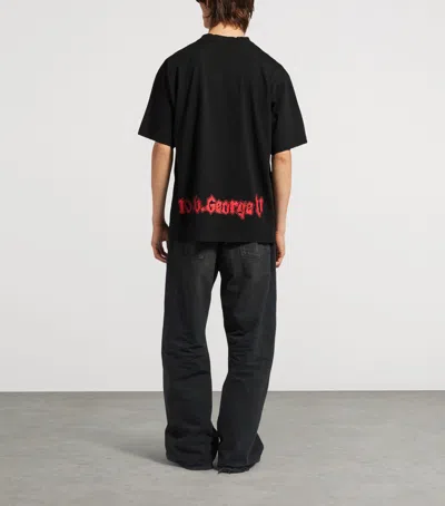 Balenciaga Cotton Salon De Couture Gothic T-shirt In Multi
