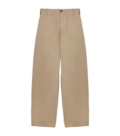 Loewe Belt Loop Casual Pants In Neutral