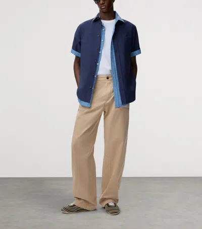 Loewe Belt Loop Casual Pants In Neutral