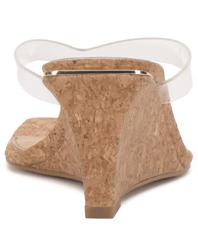 Vince Camuto Cianna Thong Wedge Sandals In Multi