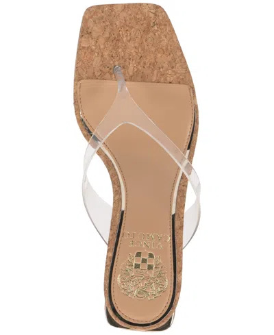 Vince Camuto Cianna Thong Wedge Sandals In Multi