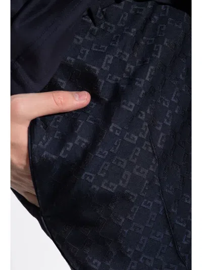 Givenchy Monogram Wool Tailored Pants In Black