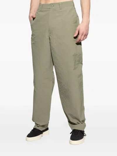 Givenchy Monogram-embossed Trousers In Green