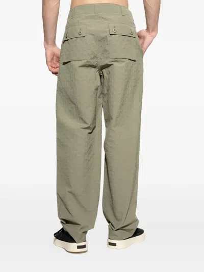 Givenchy Monogram-embossed Trousers In Green