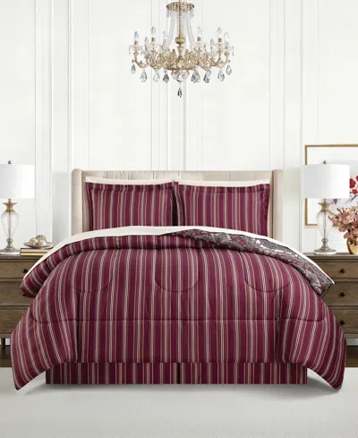 Macy's Sunham Isabella 8-pc. Comforter Sets In Red