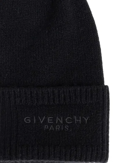 Givenchy Logo Beanie In Neutral