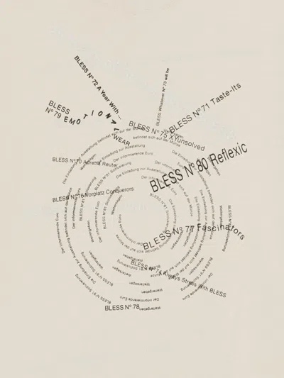 Bless Word-print T-shirt In Neutral