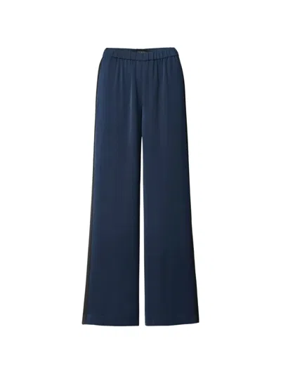 Rag & Bone Olivia Pull-on Wide Leg Pants In Blue