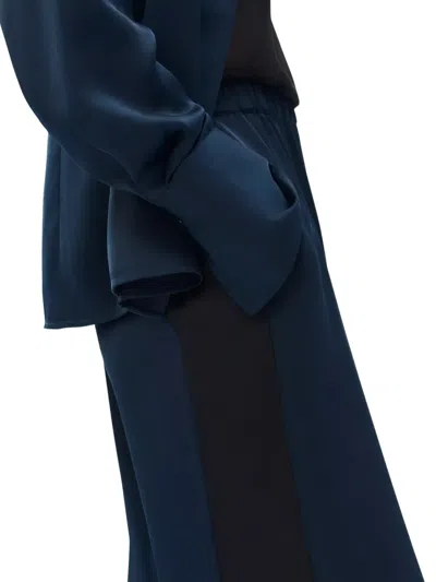 Rag & Bone Olivia Pull-on Wide Leg Pants In Blue