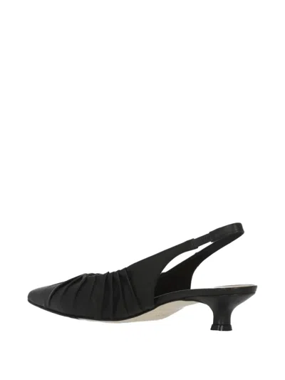 Julie Dee Ruched Slingback Pumps In Multi