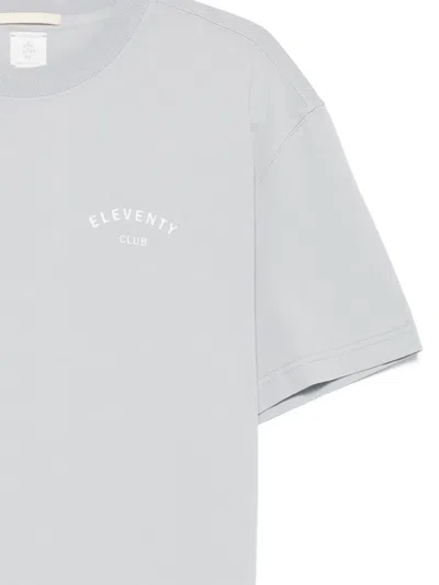 Eleventy Logo-print T-shirt In Multi