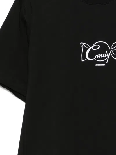 Ader Error Short-sleeve T-shirt In Black