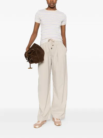Herno Drawstring Elasticated-waist Trousers In Neutral