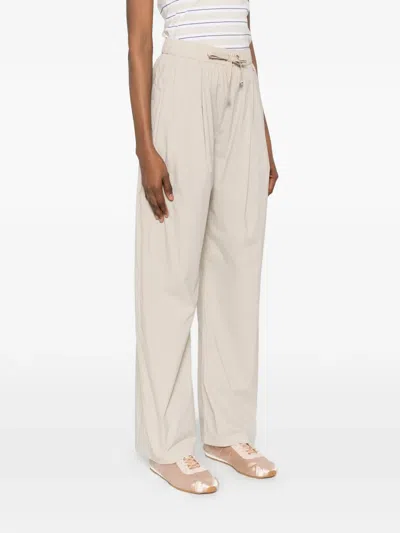 Herno Drawstring Elasticated-waist Trousers In Neutral
