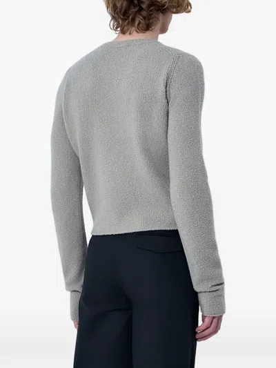 Rier Boucle-knit Wool Sweater In Multi