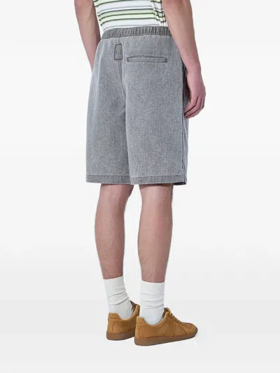 Brain Dead Belted Cotton Shorts In Multi