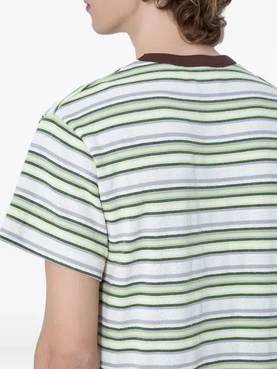 Brain Dead Looped Stripe T-shirt In Multi
