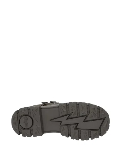 Buffalo Aspha Com1 Buckled Combat Boots In Multi