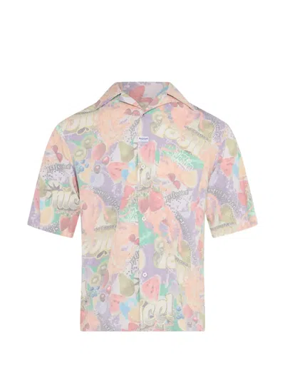 Martine Rose All-over Patterned Button-up Shirt In Multi