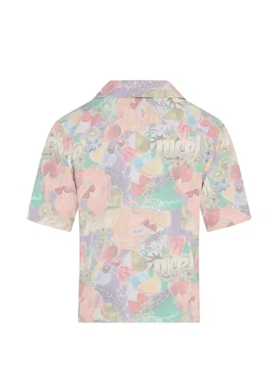 Martine Rose All-over Patterned Button-up Shirt In Multi
