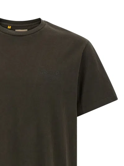 Gallery Dept. Logo-print Washed-effect T-shirt In Brown
