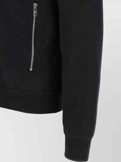 Prada Reversible Virgin Wool And Re-nylon Jacket In Black