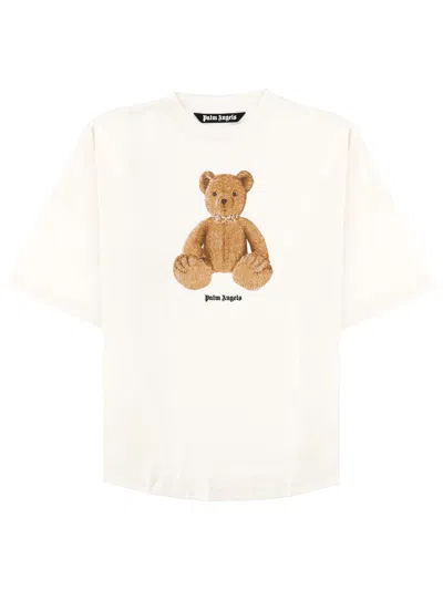 Palm Angels Bear-print T-shirt In Pink