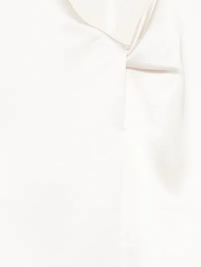 Luisa Cerano 트위스티드 민소매 탑 In White