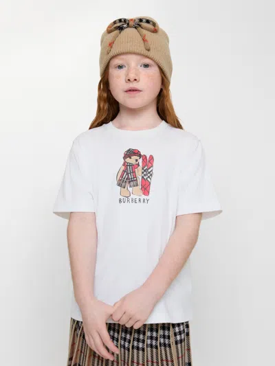 Burberry Crew-neck T-shirt In White