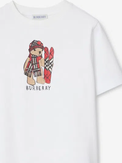 Burberry Crew-neck T-shirt In White