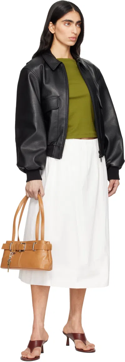 Osoi Tan Shoulder Brocle Mini Bag In Brown