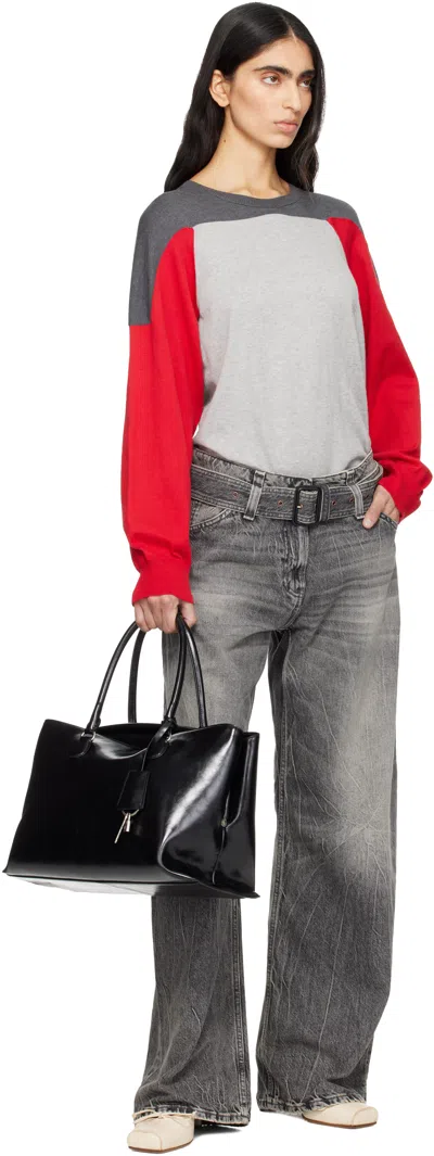 Osoi Black Shell Brot Large Bag In Black