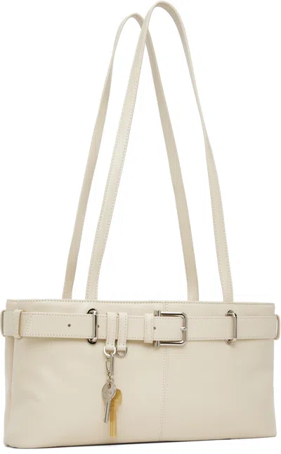 Osoi Mini Shoulder Bag With Decorative Belt In Neutral