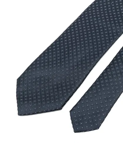 Dell'oglio Martin Patterned Tie In Neutral