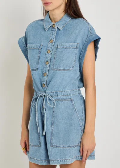 Paige Maliah Romper In Blue