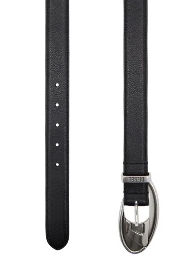 Diesel Oval D Buckle Belt In Pattern