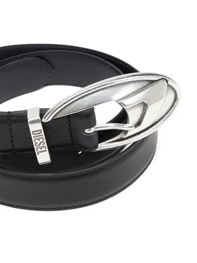 Diesel Oval D Buckle Belt In Pattern