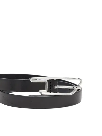 Diesel 2 Cm Ceinture En Cuir Pull-up In Green