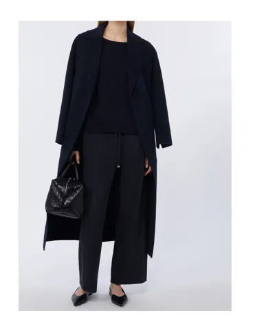 Max Mara Oversized Wool Sweater In Blue