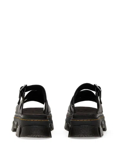 Dr. Martens Mattison Platform Slide Sandal In Athena Black