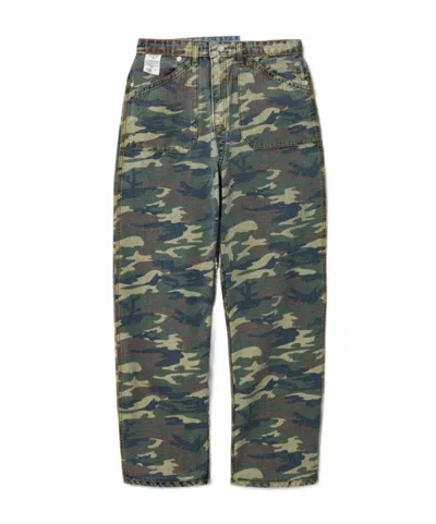 Re/done Patch-pocket Trousers In Blue