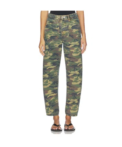 Re/done Patch-pocket Trousers In Blue